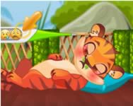 Cute tiger cub care llatos HTML5 jtk