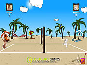 Beach volleyball game jtk