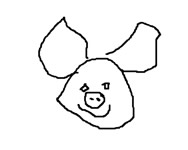 llatos - Draw a pig