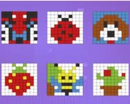 Pixel color kids llatos HTML5 jtk