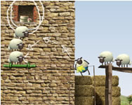 Shaun the sheep sheep stack llatos HTML5 jtk